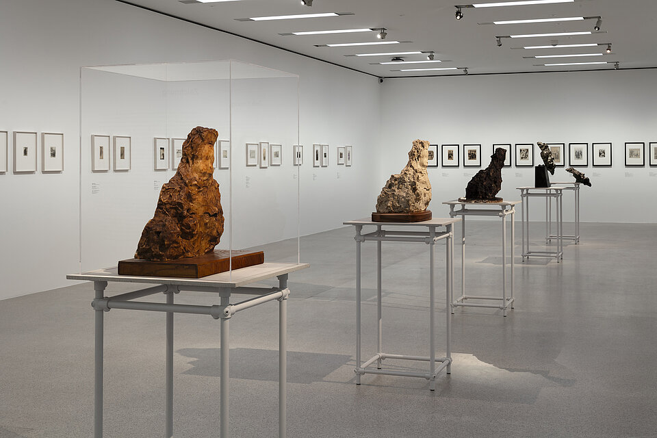 Ausstellungsansicht Medardo Rosso. Die Erfindung der modernen Skulptur