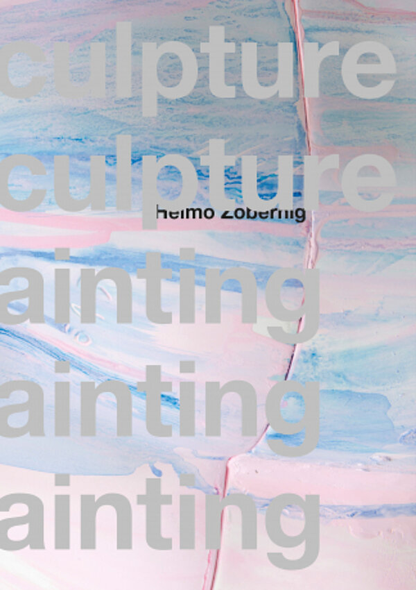 Cover of the publication sculpture painting. Heimo Zobernig